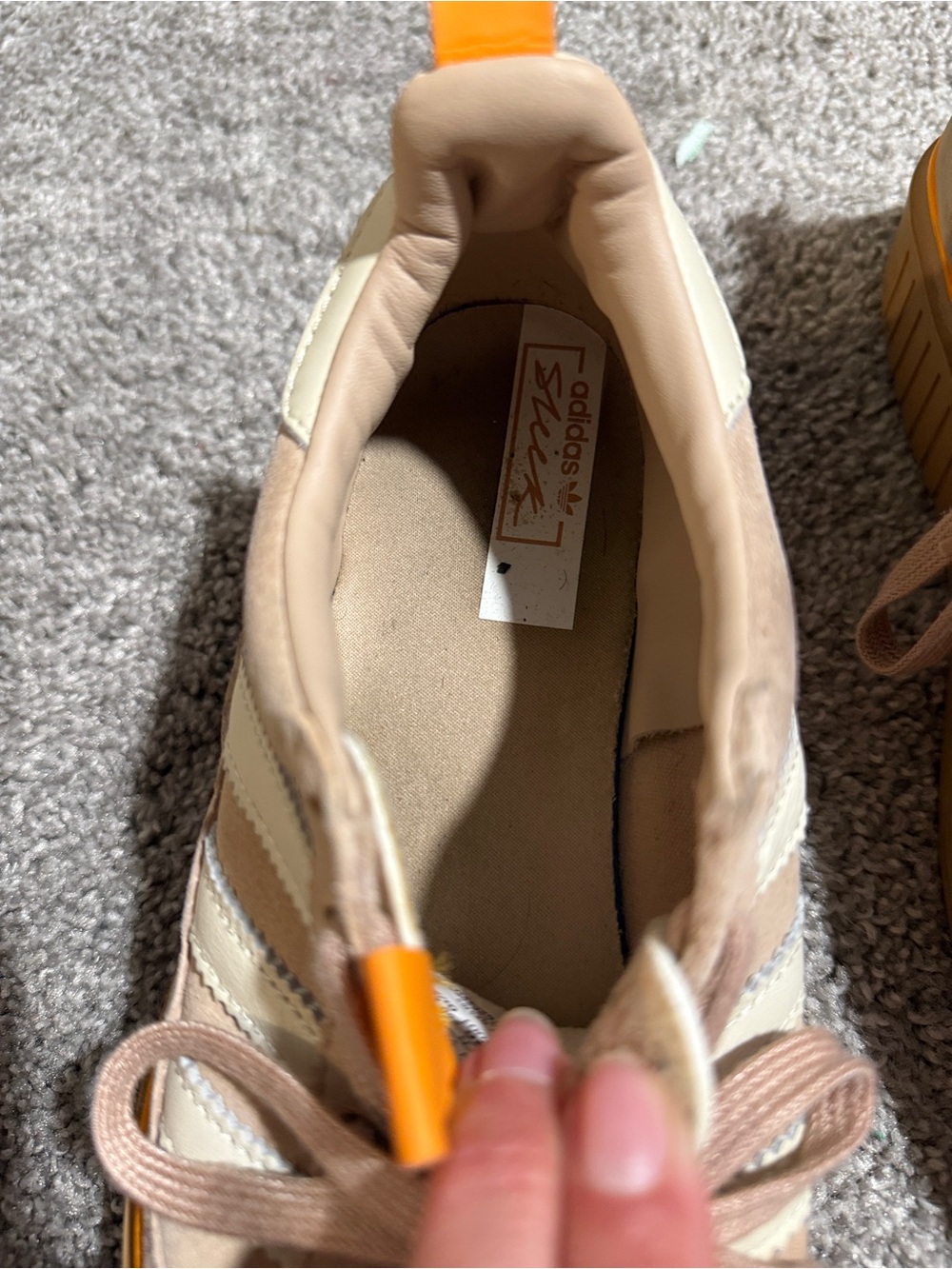 Adidas Super Sleek Ash Pearl Size 8 - Picture 4 of 7